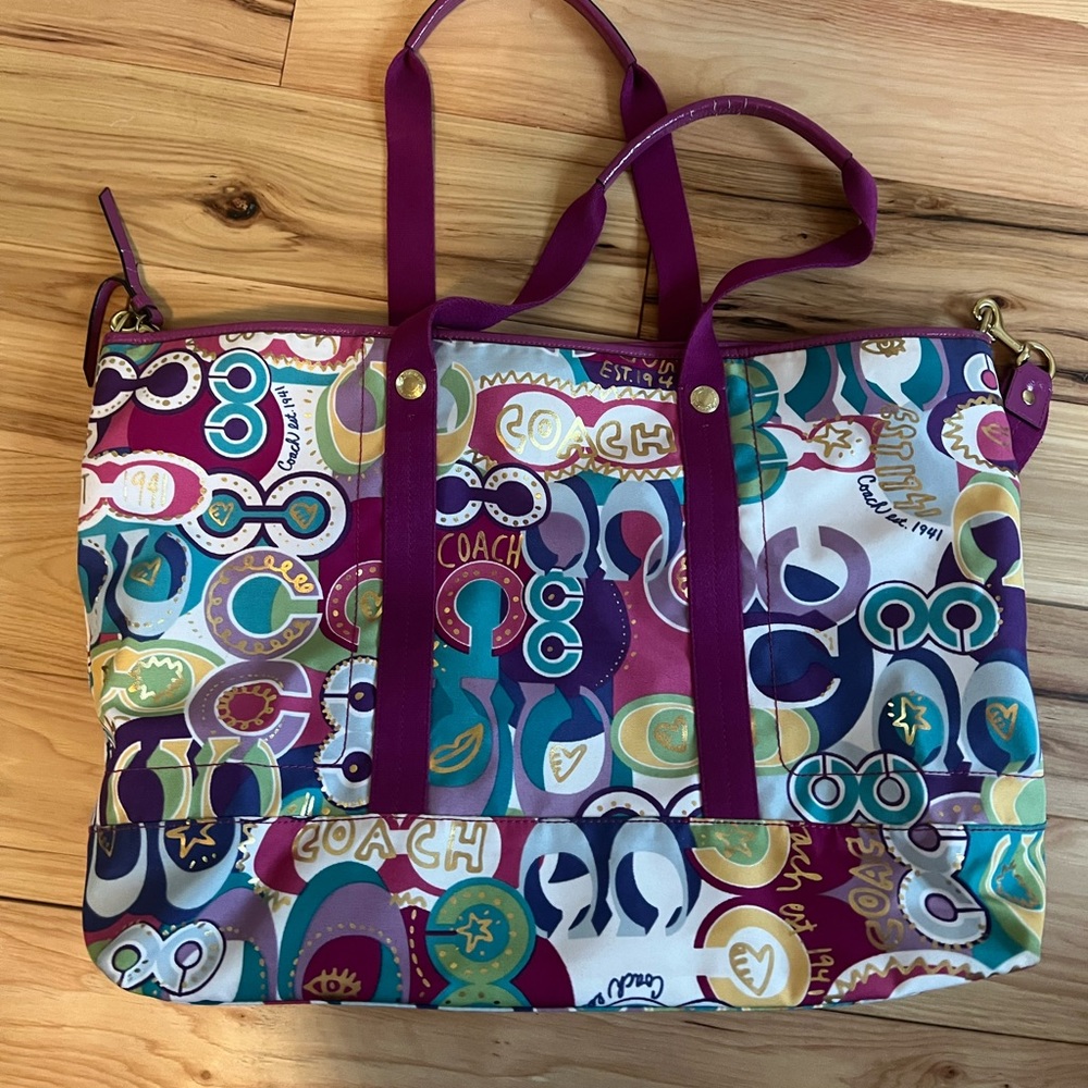 Coach Poppy Weekender Duffle Carryon - Picture 3 of 6